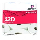 Toilet Roll Traditional White 2 Ply 320 Sheet - Jangro