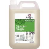 Chlorinated Dishwasher Liquid Detergent for Softened Water 5L - Jangro