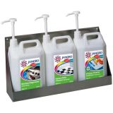 Wall Shelf for 3x5L Chemical Bottles Stainless Steel 570mm - Jangro