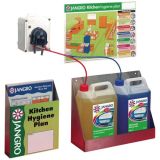 Wall Shelf for 2x5L Chemical Bottles Stainless Steel 380mm - Jangro