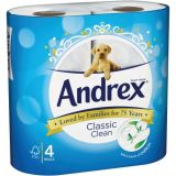 Toilet Roll Traditional Classic Clean White 2 Ply - Andrex