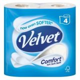 Toilet Roll Traditional Twin Pack 3 Ply 200 Sheet - Triple Velvet
