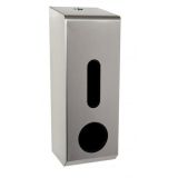 Toilet Roll Dispenser Traditional Stainless Steel 3 Roll
