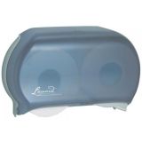 Toilet Paper Dispenser Twin Jumbo Blue - Leonardo