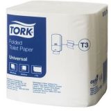 Toilet Paper T3 Folded Universal White 1 Ply - Tork®