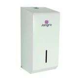 Toilet Paper Dispenser Bulk Pack Coated Metal White - Jangro