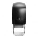 Toilet Roll Dispenser with Core Catcher Plastic Black - Jangromatic