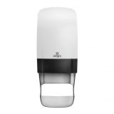 Toilet Roll Dispenser with Core Catcher Plastic White - Jangromatic