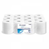 Toilet Roll Micro Mini Jumbo STRONG 101 White 2 Ply 42mm (1.6") Core 80m - Lucart