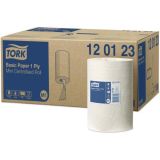 Mini Centrefeed Roll M1 Universal Basic Paper 1Ply White 120m - Tork®