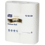 Kitchen Roll Extra Absorbent White 2 Ply 64 Sheet - Tork®