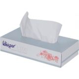 Facial Tissues Soft Premium 2 Ply White 78 Sheet - Whisper
