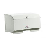 Couch Roll Dispenser Coated Metal White 10 Inch Roll