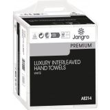 Hand Towel Luxury Interleaved 2 Ply White - Jangro