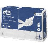 Multifold Hand Towel H2 Advanced Soft Xpress® White 2 Ply 136 Sheet - Tork®