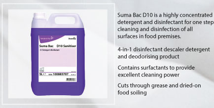 Suma Bac D10 Cleaner & Sanitiser